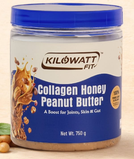 KILOWATTFIT™ Collagen Honey Peanut Butter – Functional Wellness Spread