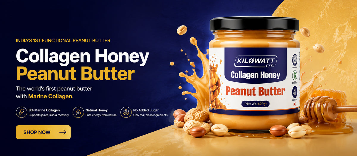 KilowattFit Collagen Honey Peanut Butter
