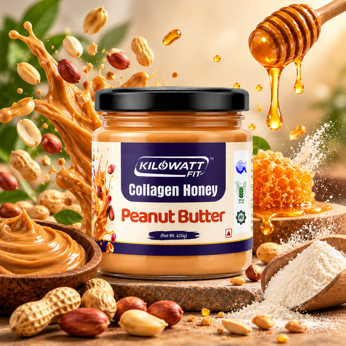 Collagen Honey Peanut Butter