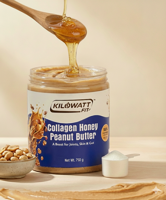 KILOWATTFIT™ Collagen Honey Peanut Butter – Functional Wellness Spread