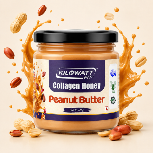 KILOWATTFIT™ Collagen Honey Peanut Butter, 420 g