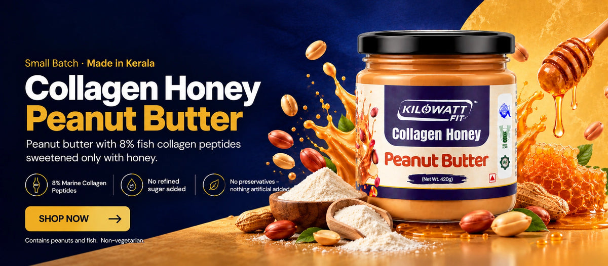 KilowattFit Collagen Honey Peanut Butter